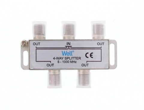 Splitter CATV coaxial (antena tv) 4 porturi 1000 MHz, SPLT-FC/4-WL