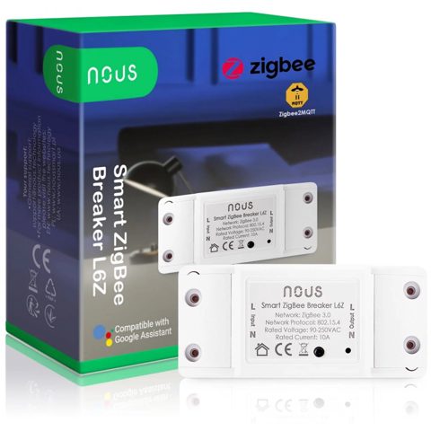 Releu wireless Nous L6Z, 10A, ZigBee / 5905072800266