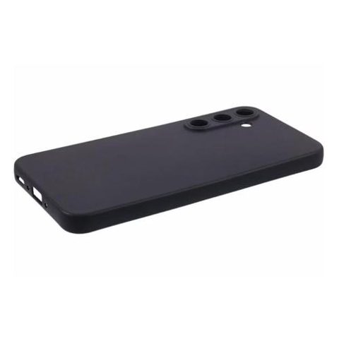 Husa Lemontti Silicon Silky Samsung Galaxy A55, Negru