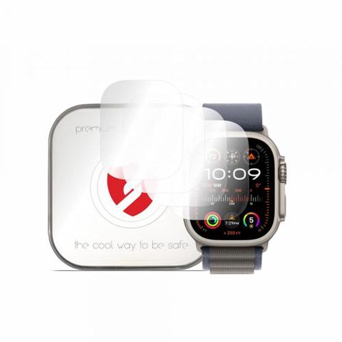 Folie Protectie Smart Protection Premium Classic pentru Apple Watch Ultra Series, Set 4 bucati, Plastic