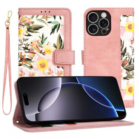 Husa pentru Apple iPhone 16 Pro Max, Techsuit, FlipCraft, Roz