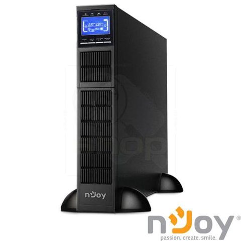 UPS nJoy Balder PWUP-OL10KBA-AZ01B 10000, 10000VA/10000 W, On-line, LCD Display, Management, Rack/Tower, Dubla conversie, 2U, Nu are baterie inclusa, PWUP-OL10KBA-AZ01B
