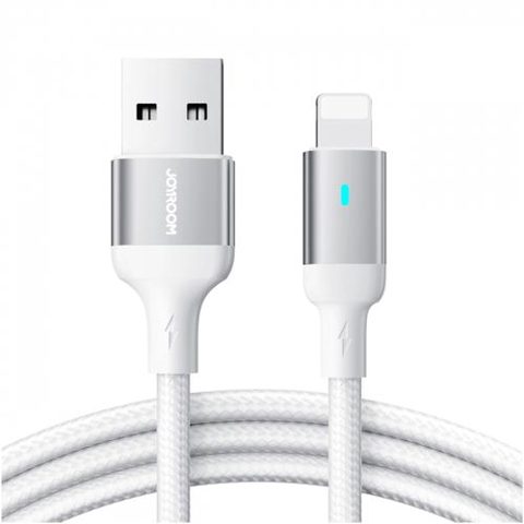 Cablu Date si Incarcare USB-A - Lightning Joyroom A10, 18W, 1.2m, Alb