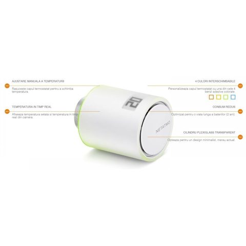 Cilindru transparent din plexiglass Netatmo Wireless NAV-PRO