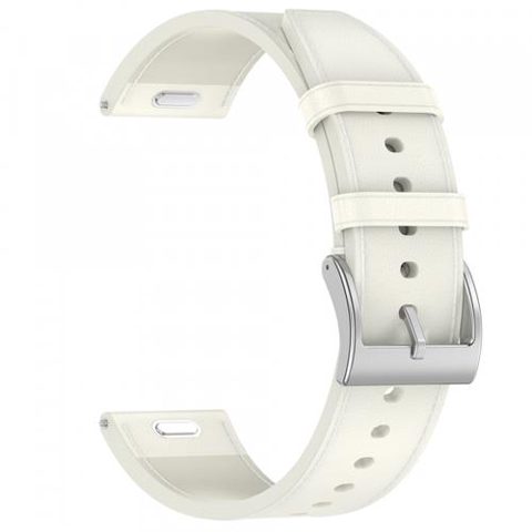 Curea Techsuit W073 pentru Samsung Galaxy Watch / Huawei Watch Series, 22mm, Alb
