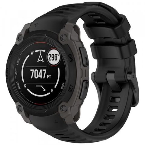 Curea Techsuit W076 pentru Garmin Instinct E 45mm, Negru