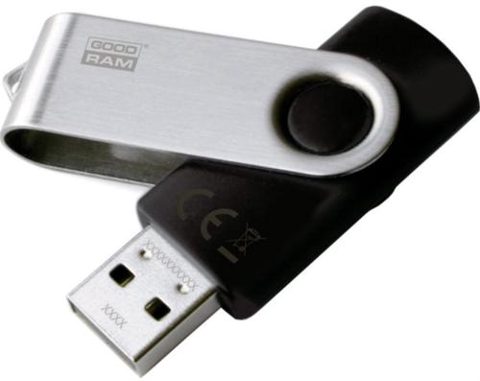 Stick USB GOODRAM UTS2, 32GB, USB 2.0 (Negru)