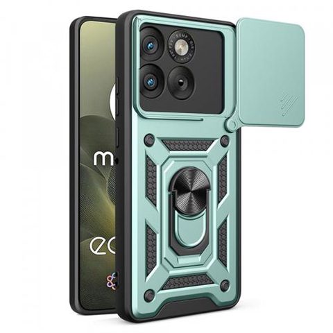 Husa pentru Motorola Edge 70, Techsuit, CamShield, Verde