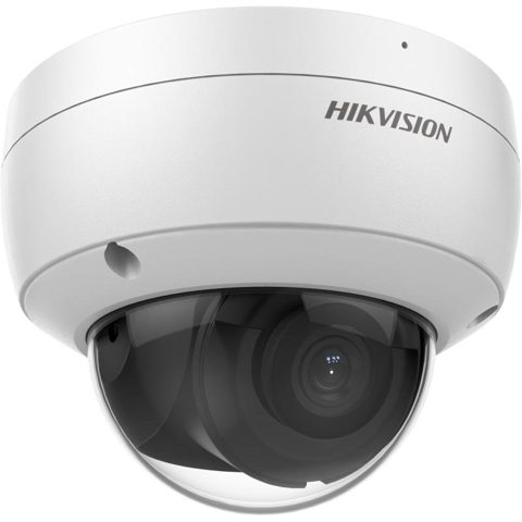 Camera IP dome Hikvision DS-2CD2166G2-ISU, lentila 2.8mm, 6 Megapixel, IR 30m, microfon integrat, IP67, IK10