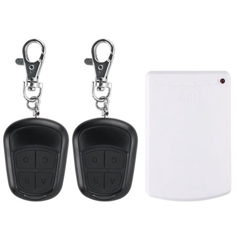 Set radiocomanda cu 4 canale si cod saritor, unitate receptor si doua telecomenzi cu 4 butoane (500m) ACS-146R
