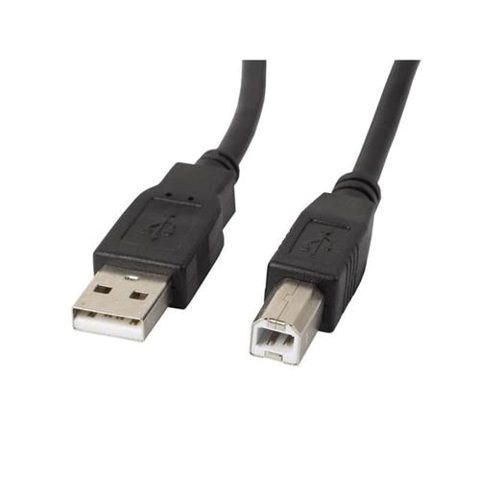Cablu de date Lanberg, USB 2.0, 5m, Negru