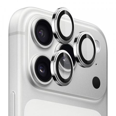 Folie de protectie Camera Spate Lito S+ pentru Apple iPhone 18 Pro / 18 Pro Max, Sticla Securizata, Argintiu