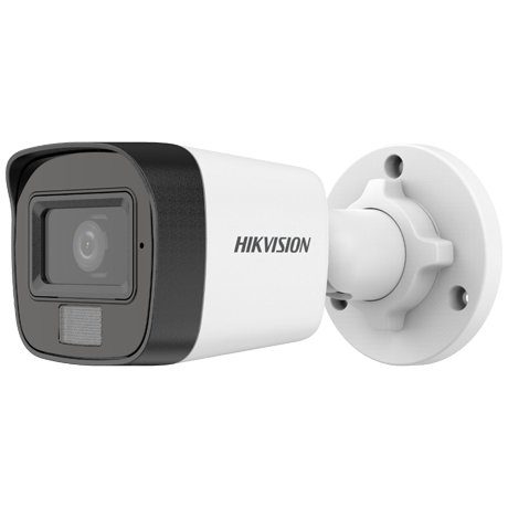 Camera Dual Light Turbo HD Hikvision DS-2CE16D0T-LFS, 2MP, lentila 2.8mm, IR 30m, lumina alba 20m, microfon, IP67