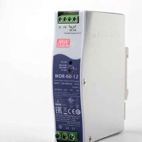 Sursa pe sina DIN AC-DC 12V/5A MeanWell WDR-60-12