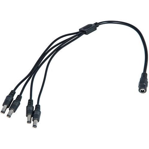 PS1/4, spliter alimentare de la 1 la 4 mufe alimentare, 1 mufa mama, 4 mufe tata