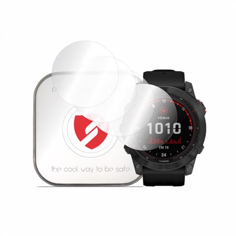 Folie Protectie Smart Protection Premium Classic pentru Garmin Fenix 7X, Set 4 bucati, Plastic