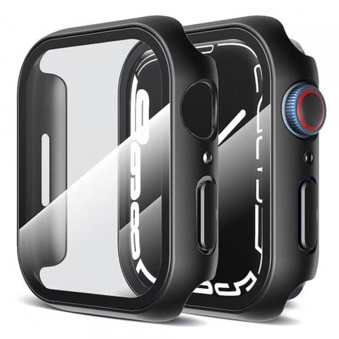 Husa Techsuit Defense360 Pro pentru Apple Watch Series 7 45mm, Neagra