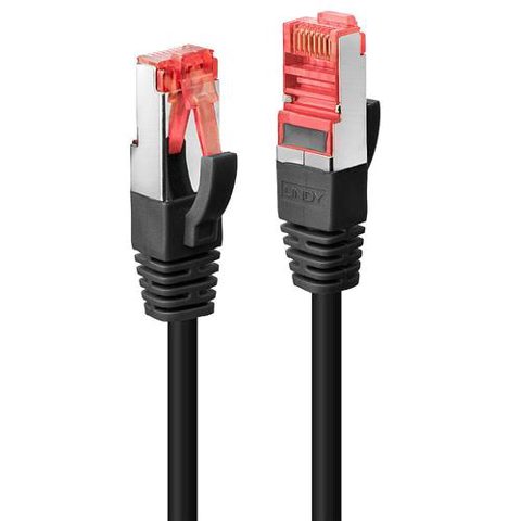 Cablu Patch Cord Lindy LY-47777, 1m, Cat.6 S/FTP, Negru