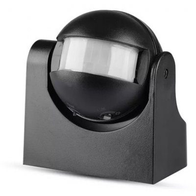 Senzor miscare infrarosu, negru V-TAC SKU-5077