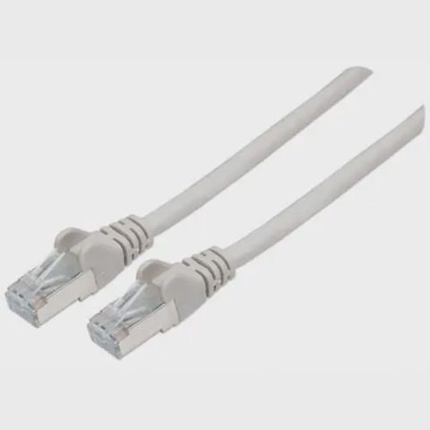 Cablu de retea plat , Logilink , Cat.6A U/UTP SlimLine , 1 m , alb