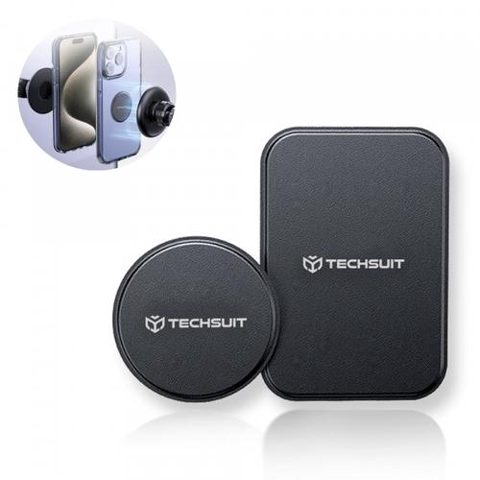 Sticker Metalic Techsuit MP02 2in1, Negru