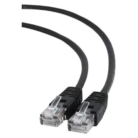 Cablu de retea Gembird PP12-7.5M/BK, Cat 5e, UTP, RJ-45, 7.5 m, Negru