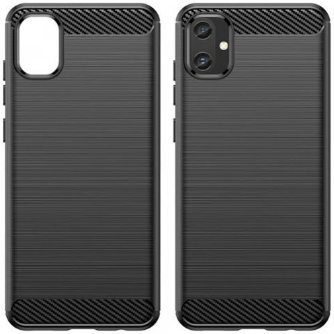 Husa pentru Samsung Galaxy A05 A055, Techsuit, Carbon, Neagra