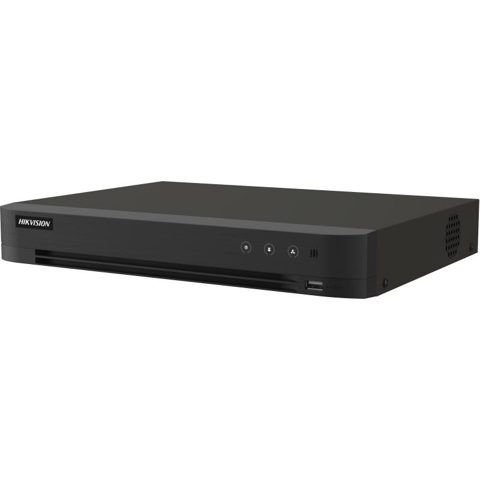 DVR 4 canale AcuSense Hikvision IDS-7204HUHI-M1-PXT(4A+4/1ALM), 5MP, recunoastere faciala, 1U