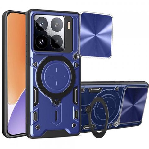 Husa pentru Xiaomi 15, Techsuit, CamGuard Pro (Albastru)