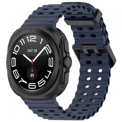 Curea Techsuit W062 pentru Samsung Galaxy Watch Ultra, Albastru