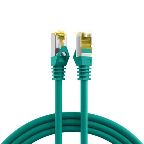 Patch Cord EFB RJ45 Cat.6A S/FTP Cat.7, 3.m, Verde