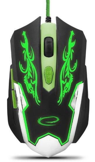 Mouse Esperanza Cyborg Gaming (Negru/Verde)