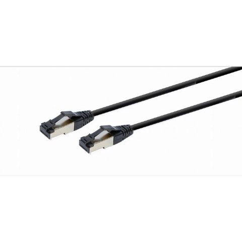 Cablu de corectie Gembird S/FTP CAT8 LSZH 0,5 m negru (PP8-LSZHCU-BK-0,5M) (PP8-LSZHCU-BK-0,5M)