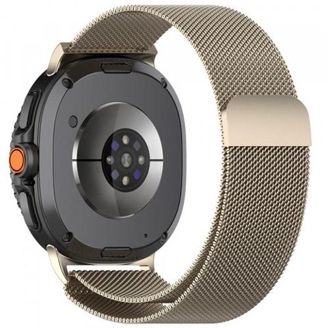Curea Techsuit W009 pentru Samsung Galaxy Watch 8 Classic / Watch8 44mm / Watch 8 40mm, Bej