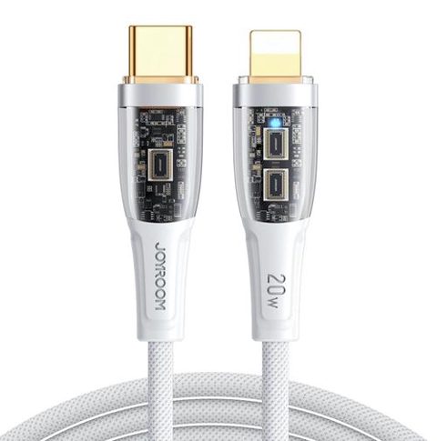 Cablu Date si Incarcare USB-C - Lightning Joyroom S-CL020A3, 20W, 1.2m, Alb
