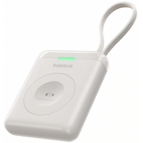 Baterie Externa Wireless Baseus EnerFill FW11, 1640mAh, 5W, 1 x QI, E0205302 (Alb)