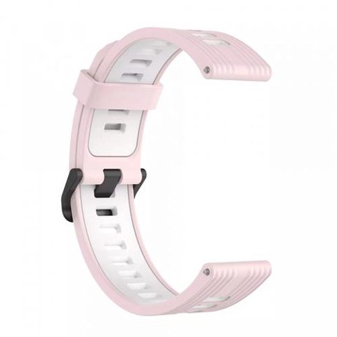 Curea Techsuit W002 pentru Huawei Watch / Xiaomi Watch Series, 22mm, Roz