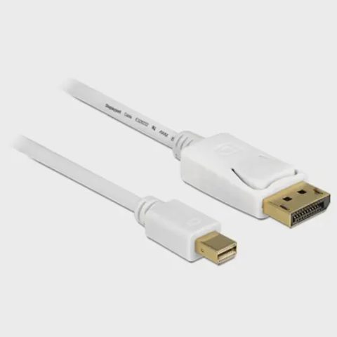 Cablu Assmann, mini Displayport la Displayport, 3 m, Alb