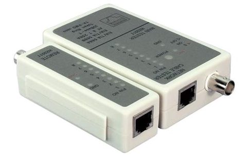 Tester cablu retea LOGILINK WZ0011, RJ11/RJ12/RJ45/BNC