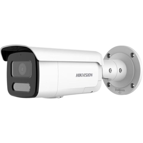 Camera IP ColorVu Hikvision DS-2CD2T47G2H-LISU/SL (EF), 4MP, lentila 2.8mm, Smart Hybrid Light 60m, alarma audio, microfon, difuzor, PoE, IP67