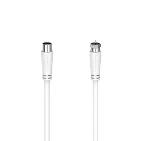 Cablu coaxial Hama 205061, 90 dB, 1.5 m (Alb)