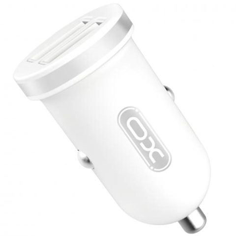 Incarcator Auto XO Design CC-18, 10.5W, 2.1A, 2 x USB-A (Alb)