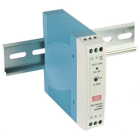 Sursa in comutatie Mean Well MDR-20-12, 12V, 1.67A, sina DIN
