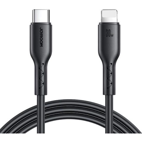 Cablu Date si Incarcare USB-C - Lightning Joyroom S-A26, 30W, 1m, Negru