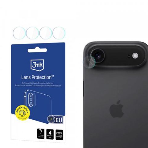 Folie de protectie Camera Spate 3MK Protection pentru Apple iPhone Air, Sticla Securizata, Set 4 bucati