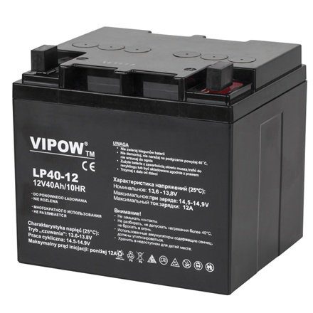 Acumulator gel plumb Vipow 12 V / 40 Ah BAT0222