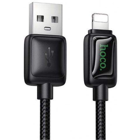 Cablu Date/Incarcare HOCO U146, USB-A - Lightning, 18W, 1.2m (Negru)