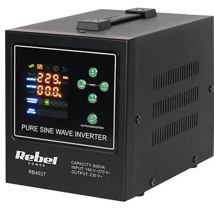Ups Centrale Termice Sinus Pur 800VA 500W 12V REBEL RB-4027