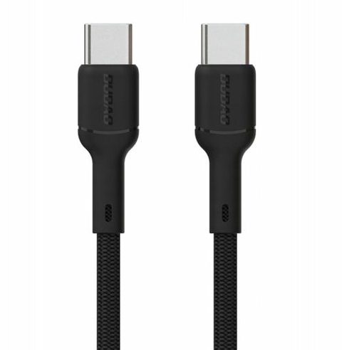 Cablu pentru incarcare si transfer de date Dudao L9C, USB-C la USB-C, 65W, 2m (Negru)