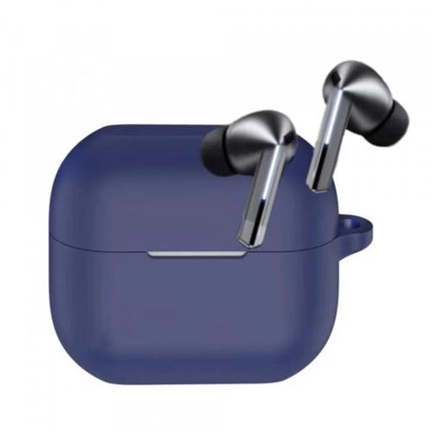 Husa Techsuit Silicone Case pentru Samsung Galaxy Buds 3 / 3 Pro (Bleumarin)